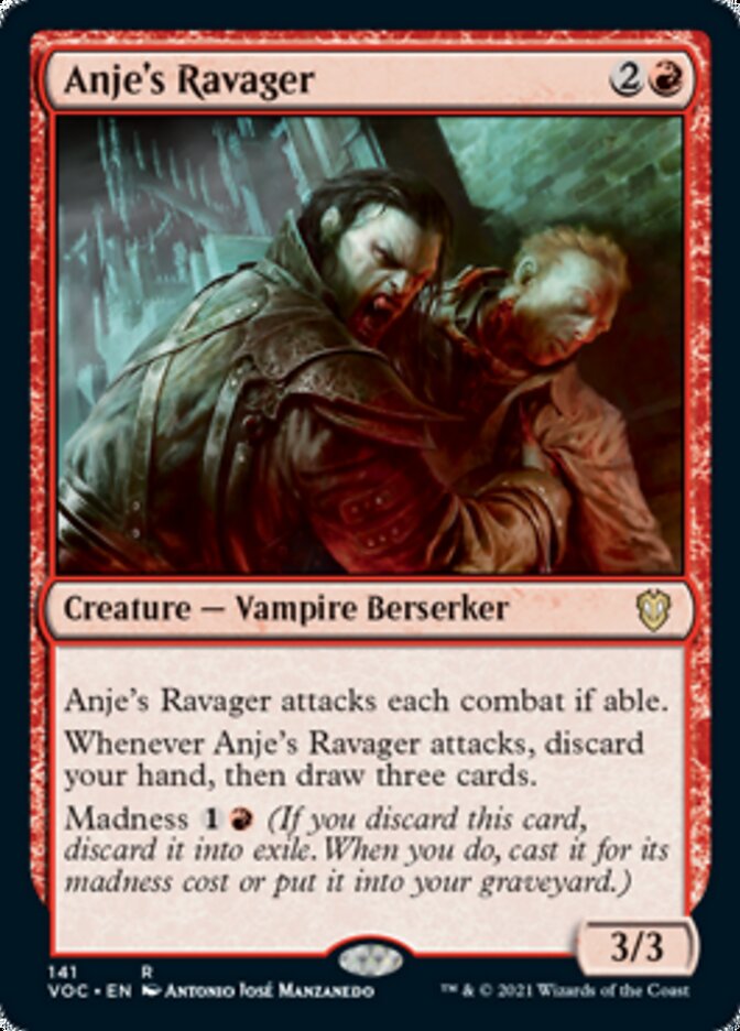 Anje's Ravager [Innistrad: Crimson Vow Commander] | Game Grid - Logan