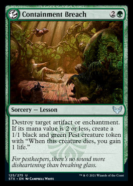 Containment Breach [Strixhaven: School of Mages] | Game Grid - Logan