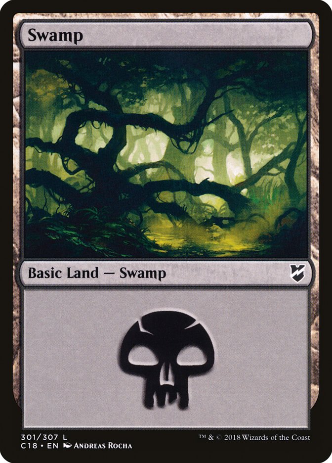Swamp (301) [Commander 2018] | Game Grid - Logan