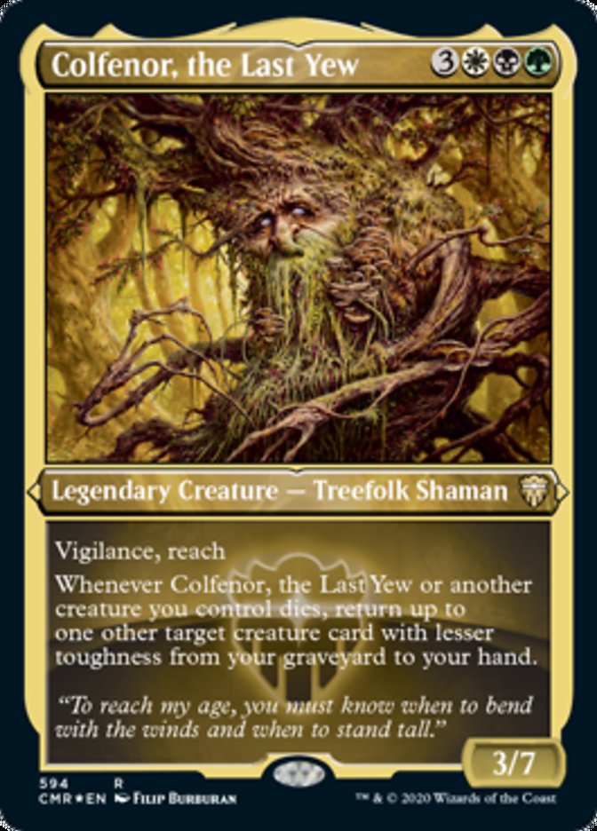 Colfenor, the Last Yew (Etched) [Commander Legends] | Game Grid - Logan