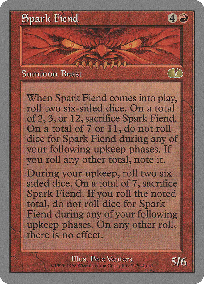 Spark Fiend [Unglued] | Game Grid - Logan