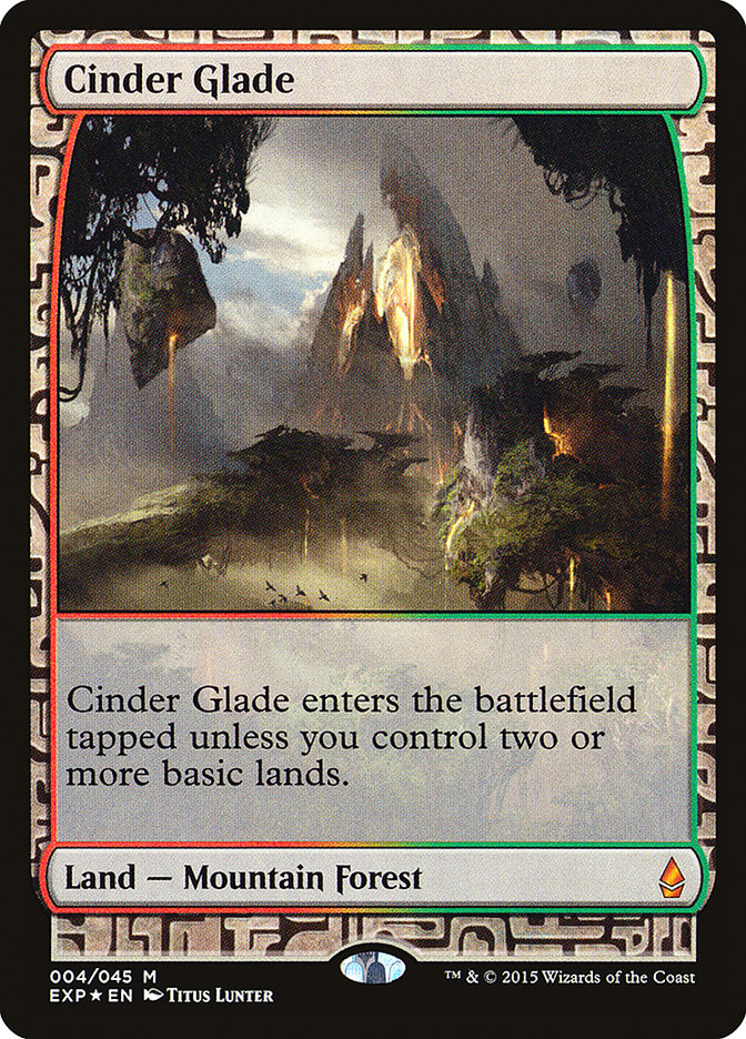 Cinder Glade [Zendikar Expeditions] | Game Grid - Logan