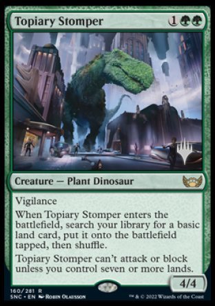 Topiary Stomper (Promo Pack) [Streets of New Capenna Promos] | Game Grid - Logan