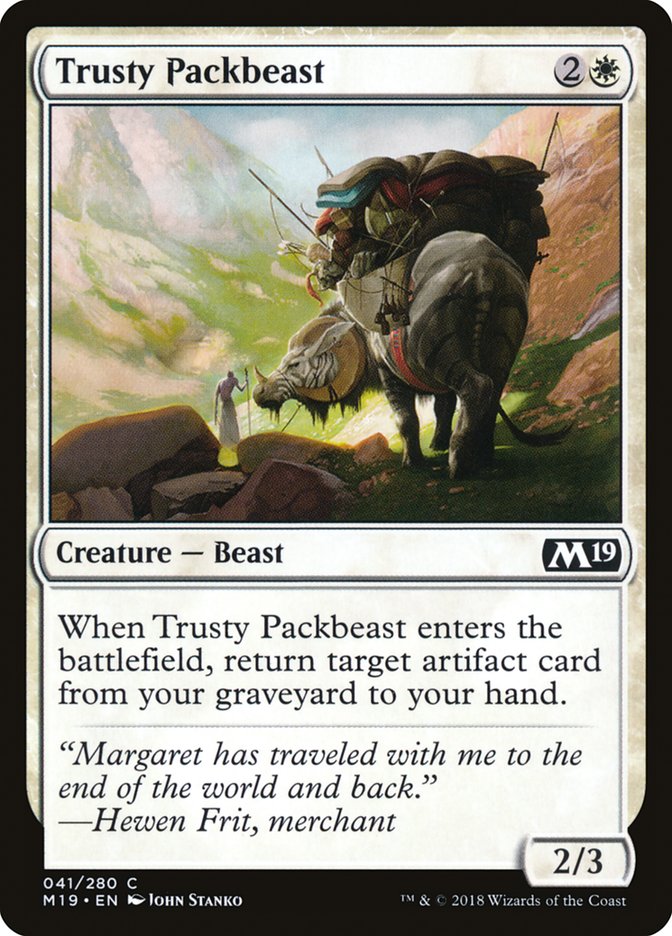 Trusty Packbeast [Core Set 2019] | Game Grid - Logan