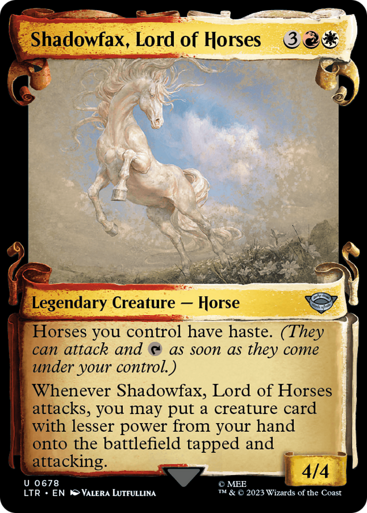 Shadowfax, Lord of Horses [The Lord of the Rings: Tales of Middle-Earth Showcase Scrolls] | Game Grid - Logan