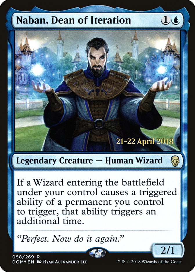 Naban, Dean of Iteration [Dominaria Prerelease Promos] | Game Grid - Logan