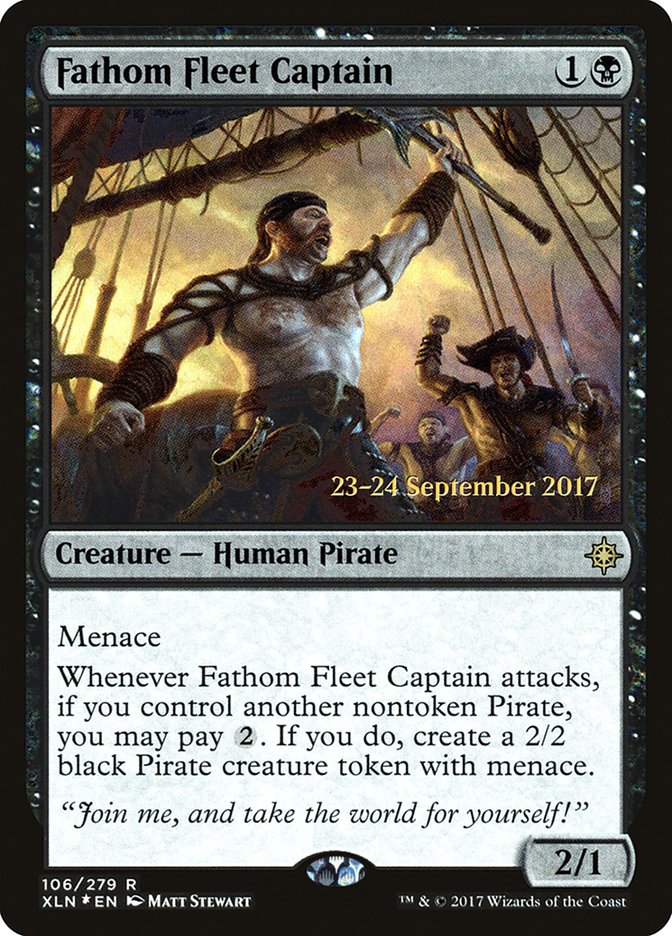 Fathom Fleet Captain [Ixalan Prerelease Promos] | Game Grid - Logan