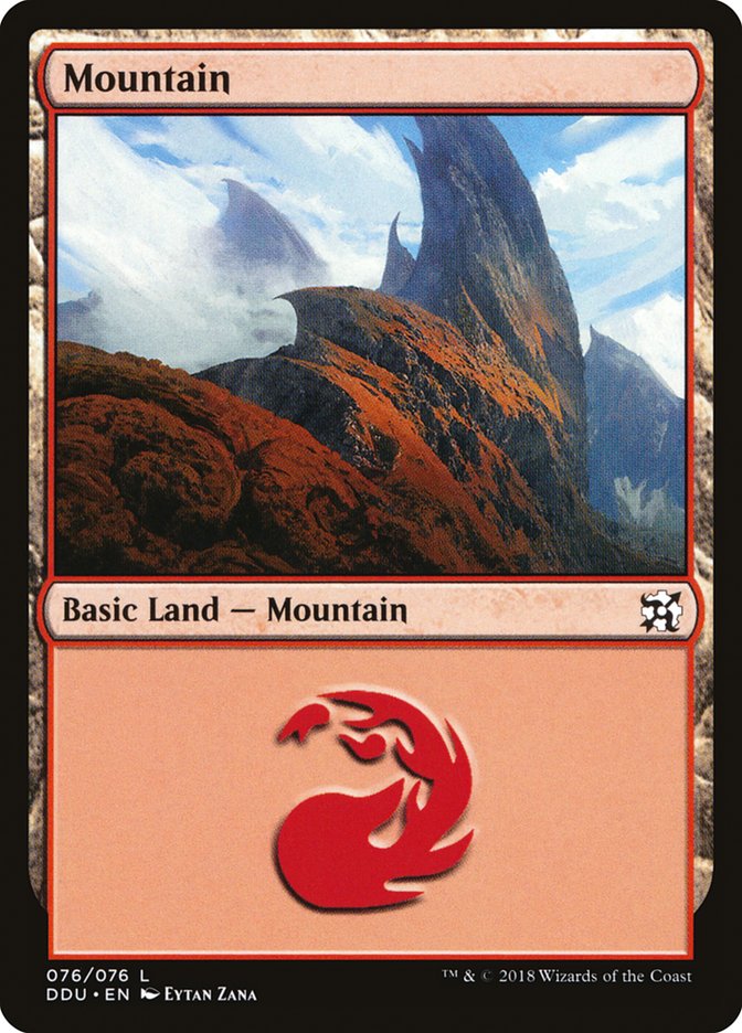 Mountain (76) [Duel Decks: Elves vs. Inventors] | Game Grid - Logan