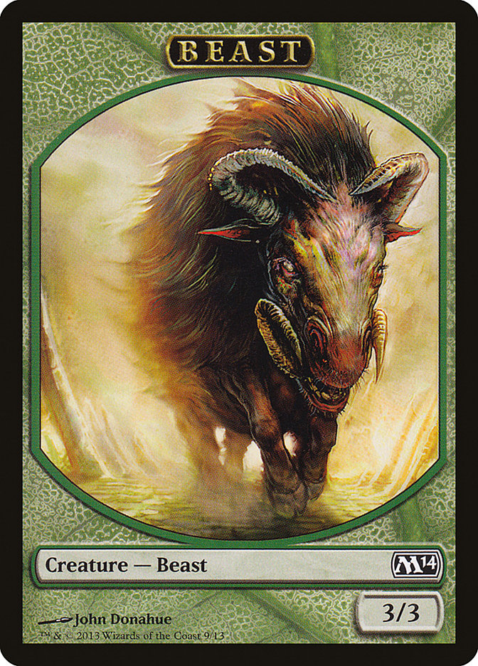 Beast Token [Magic 2014 Tokens] | Game Grid - Logan