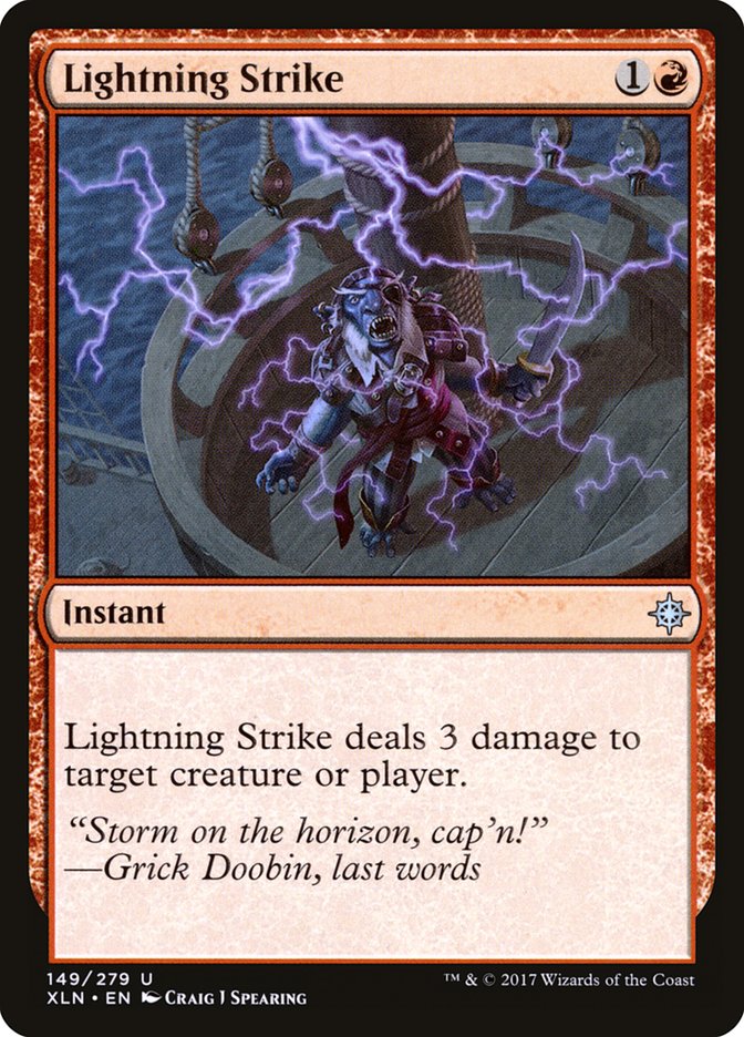 Lightning Strike [Ixalan] | Game Grid - Logan