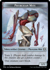 Phyrexian Mite // Phyrexian Insect Double-Sided Token [Phyrexia: All Will Be One Commander Tokens] | Game Grid - Logan