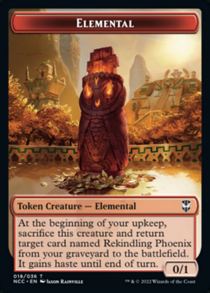 Elemental (018) // Copy Double-Sided Token [Streets of New Capenna Commander Tokens] | Game Grid - Logan