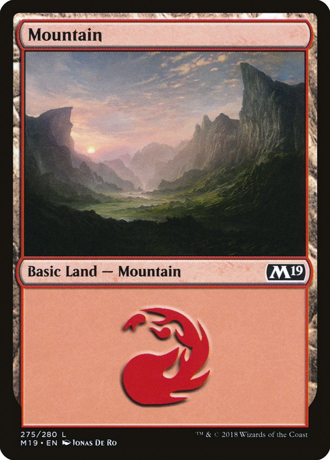 Mountain (275) [Core Set 2019] | Game Grid - Logan