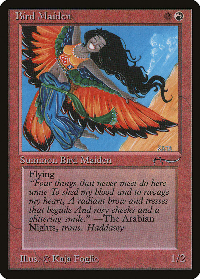 Bird Maiden (Dark Mana Cost) [Arabian Nights] | Game Grid - Logan