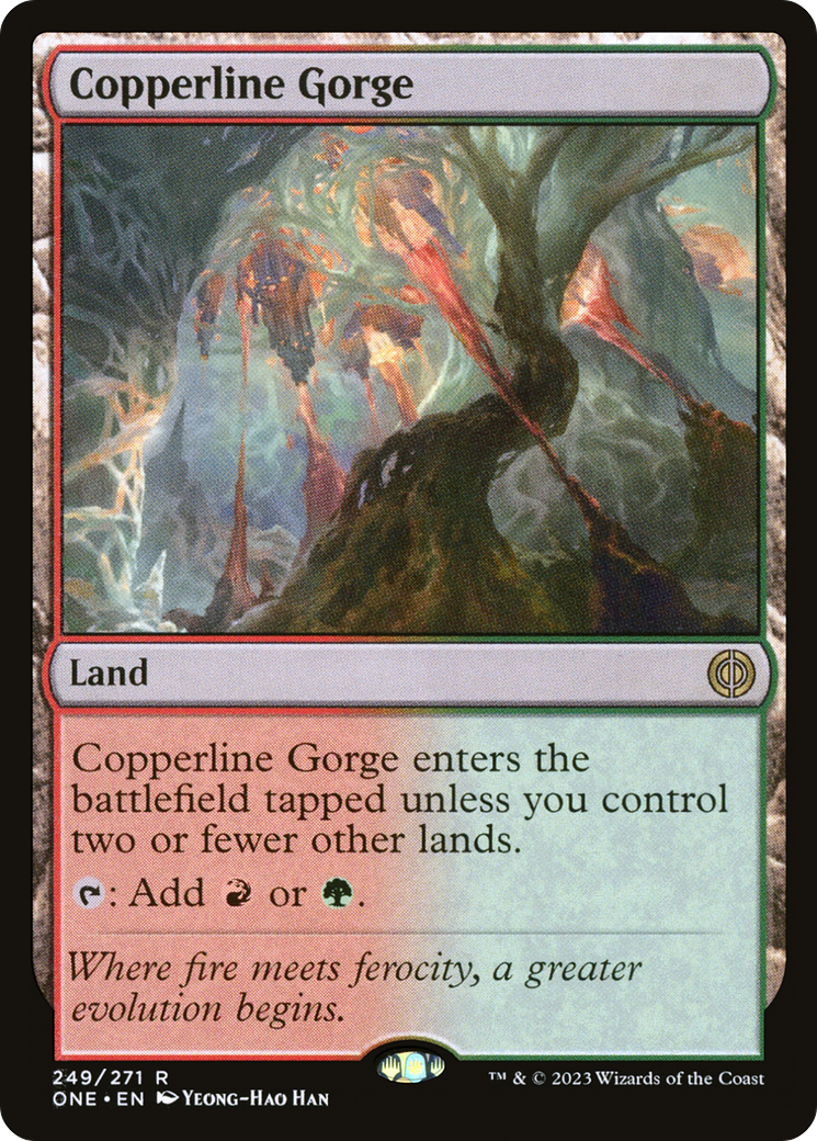 Copperline Gorge [Phyrexia: All Will Be One] | Game Grid - Logan