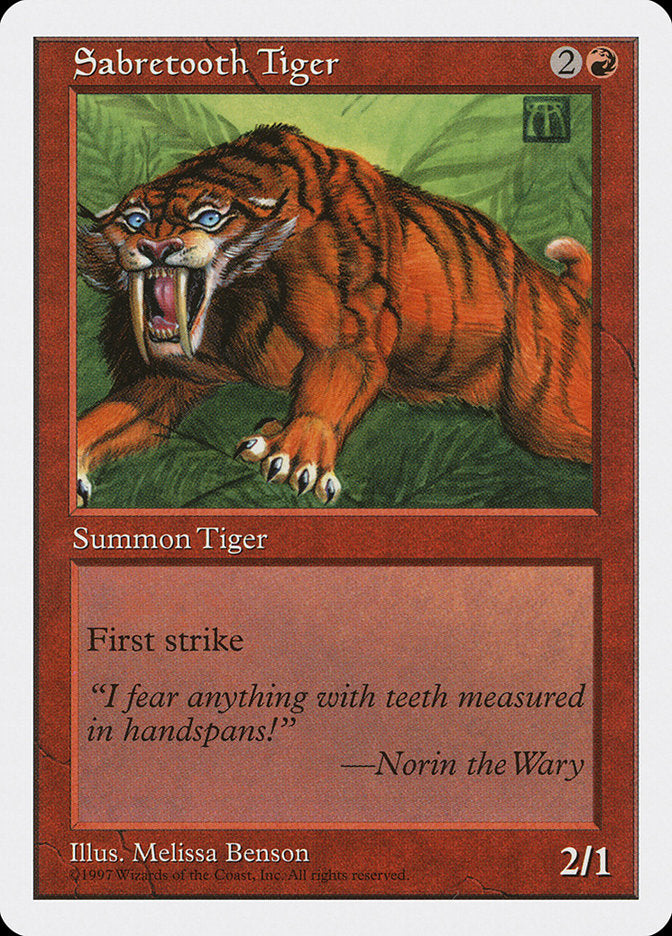 Sabretooth Tiger [Fifth Edition] | Game Grid - Logan