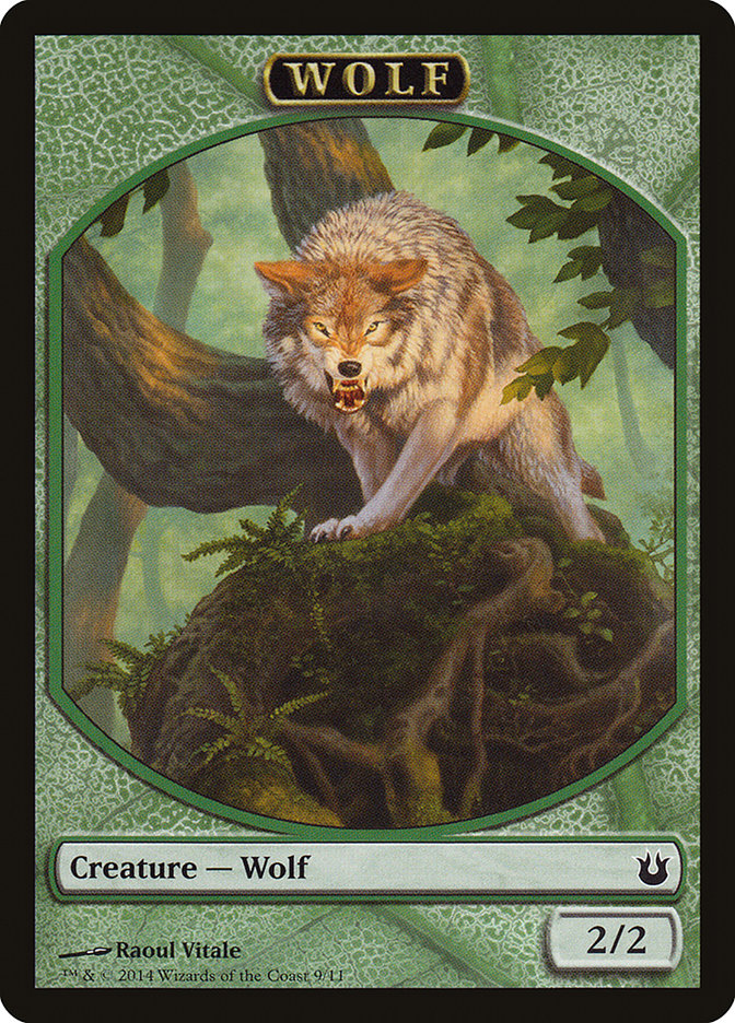 Wolf Token [Born of the Gods Tokens] | Game Grid - Logan