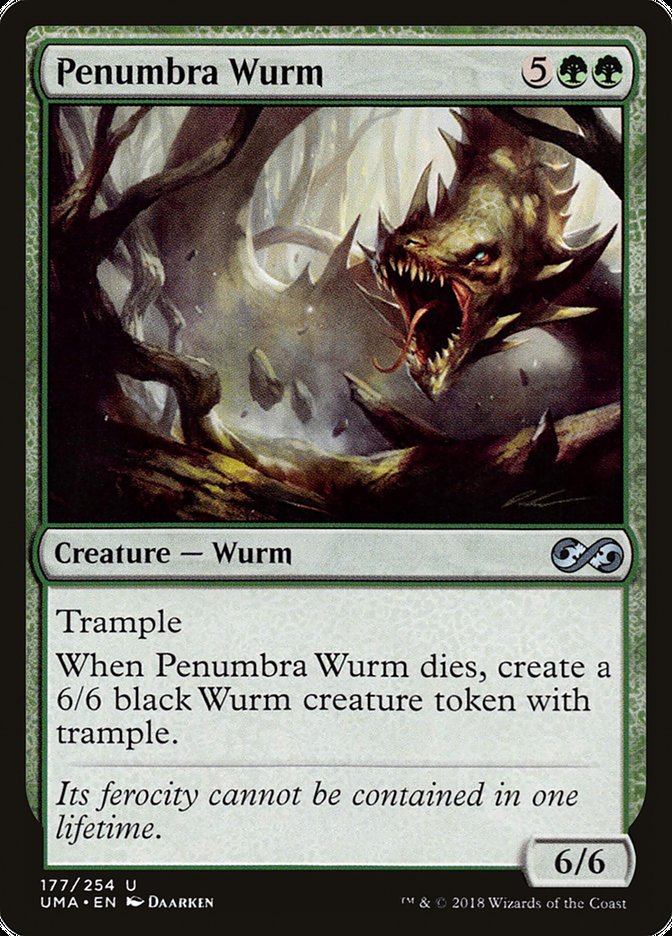 Penumbra Wurm [Ultimate Masters] | Game Grid - Logan