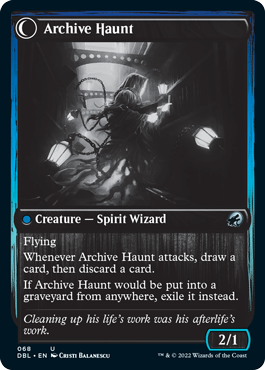 Overwhelmed Archivist // Archive Haunt [Innistrad: Double Feature] | Game Grid - Logan