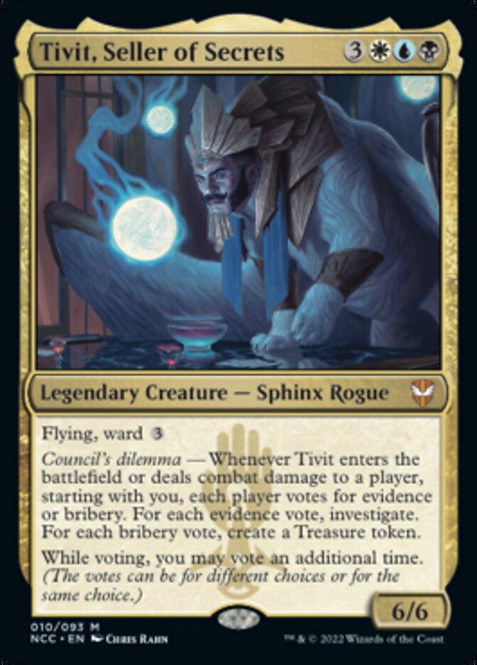 Tivit, Seller of Secrets [Streets of New Capenna Commander] | Game Grid - Logan