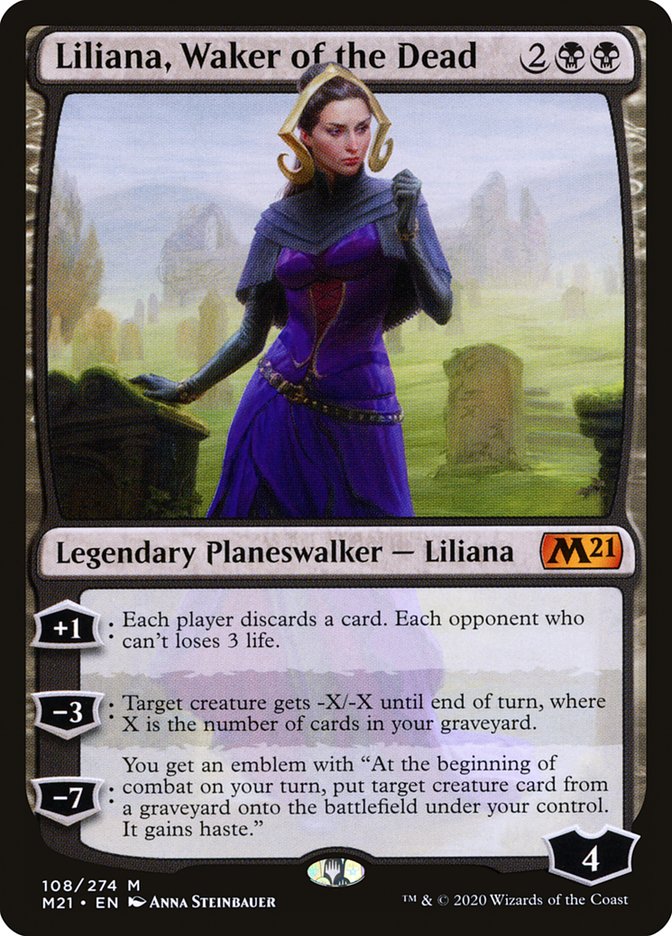 Liliana, Waker of the Dead [Core Set 2021] | Game Grid - Logan