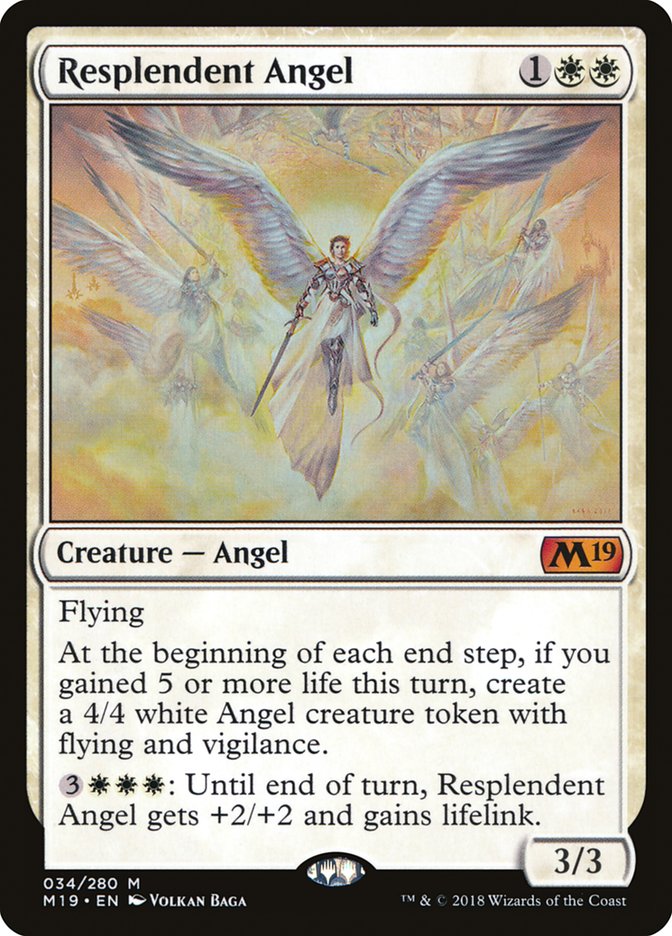 Resplendent Angel [Core Set 2019] | Game Grid - Logan