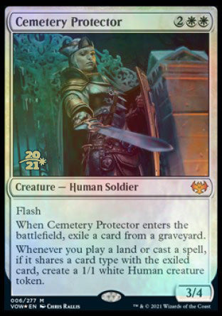 Cemetery Protector [Innistrad: Crimson Vow Prerelease Promos] | Game Grid - Logan