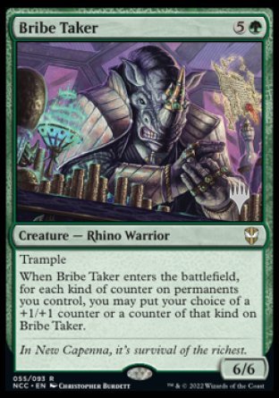 Bribe Taker (Promo Pack) [Streets of New Capenna Commander Promos] | Game Grid - Logan