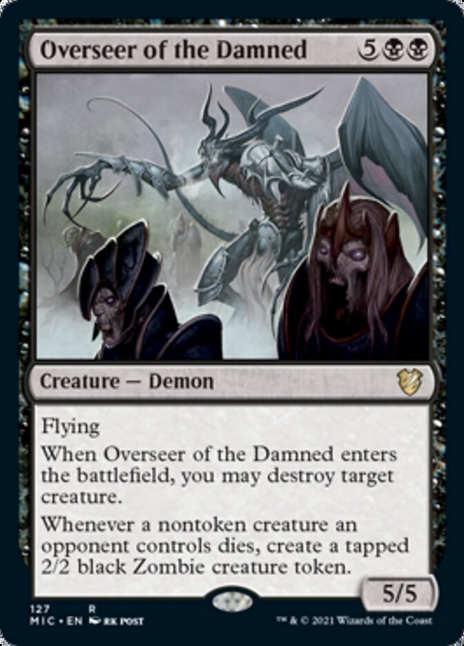 Overseer of the Damned [Innistrad: Midnight Hunt Commander] | Game Grid - Logan