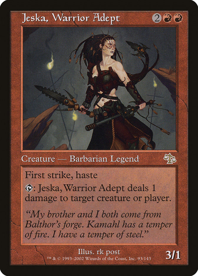 Jeska, Warrior Adept [Judgment] | Game Grid - Logan