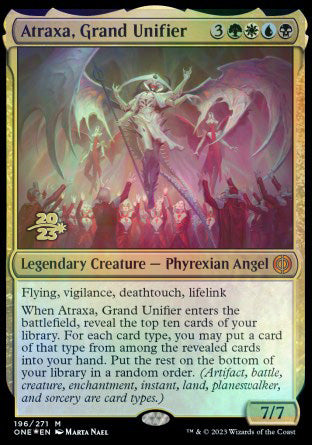 Atraxa, Grand Unifier [Phyrexia: All Will Be One Prerelease Promos] | Game Grid - Logan