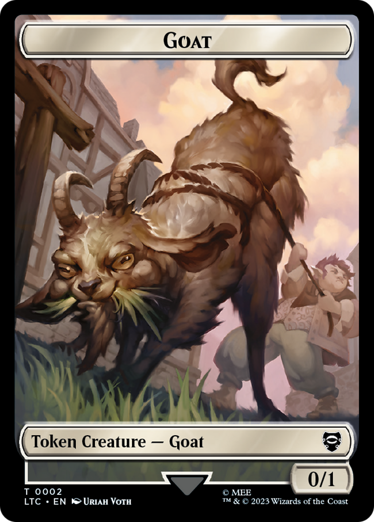 Bird // Goat Token [The Lord of the Rings: Tales of Middle-Earth Commander Tokens] | Game Grid - Logan