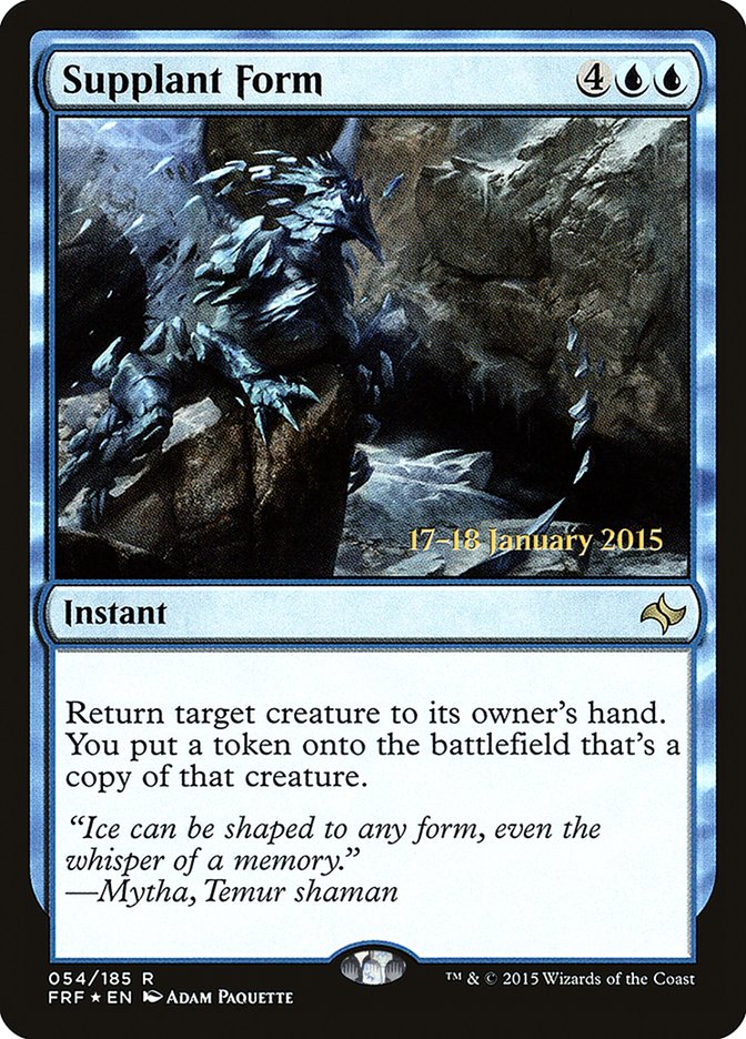 Supplant Form [Fate Reforged Prerelease Promos] | Game Grid - Logan