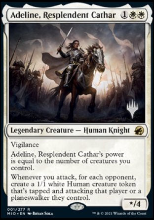 Adeline, Resplendent Cathar (Promo Pack) [Innistrad: Midnight Hunt Promos] | Game Grid - Logan
