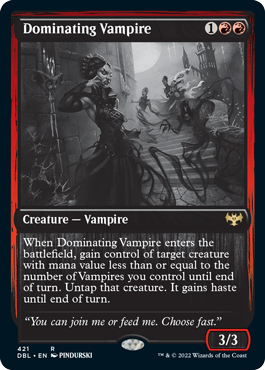 Dominating Vampire [Innistrad: Double Feature] | Game Grid - Logan