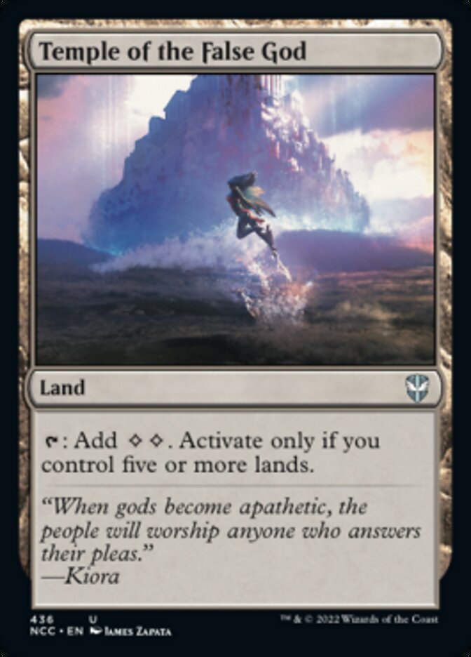 Temple of the False God [Streets of New Capenna Commander] | Game Grid - Logan