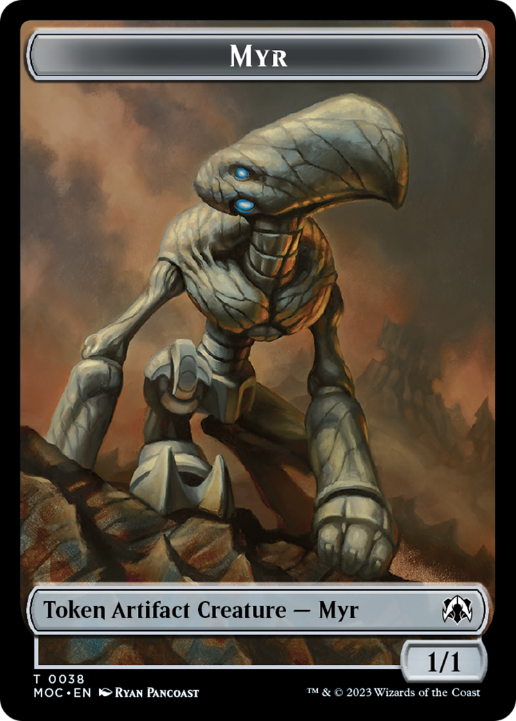 Phyrexian Germ // Myr Double-Sided Token [March of the Machine Commander Tokens] | Game Grid - Logan