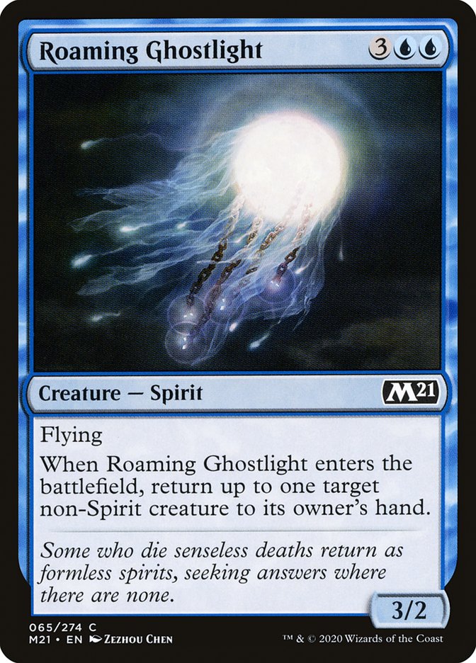 Roaming Ghostlight [Core Set 2021] | Game Grid - Logan