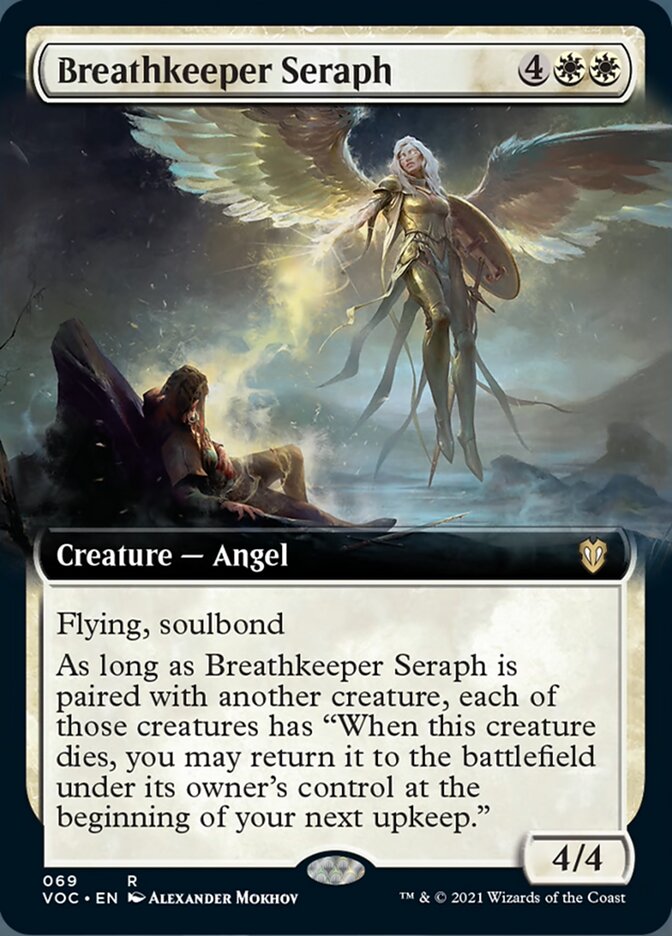 Breathkeeper Seraph (Extended Art) [Innistrad: Crimson Vow Commander] | Game Grid - Logan