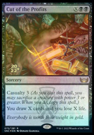 Cut of the Profits [Streets of New Capenna Prerelease Promos] | Game Grid - Logan