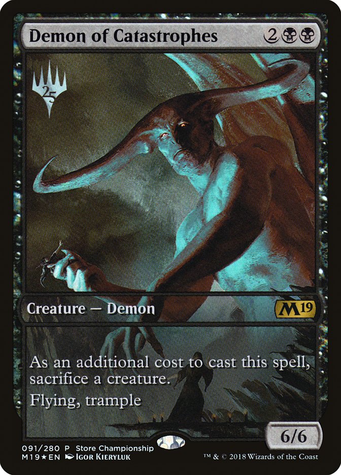 Demon of Catastrophes (Store Championship) [Core Set 2019 Promos] | Game Grid - Logan