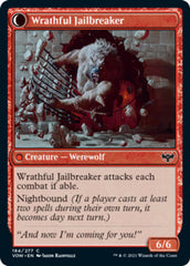 Weary Prisoner // Wrathful Jailbreaker [Innistrad: Crimson Vow] | Game Grid - Logan