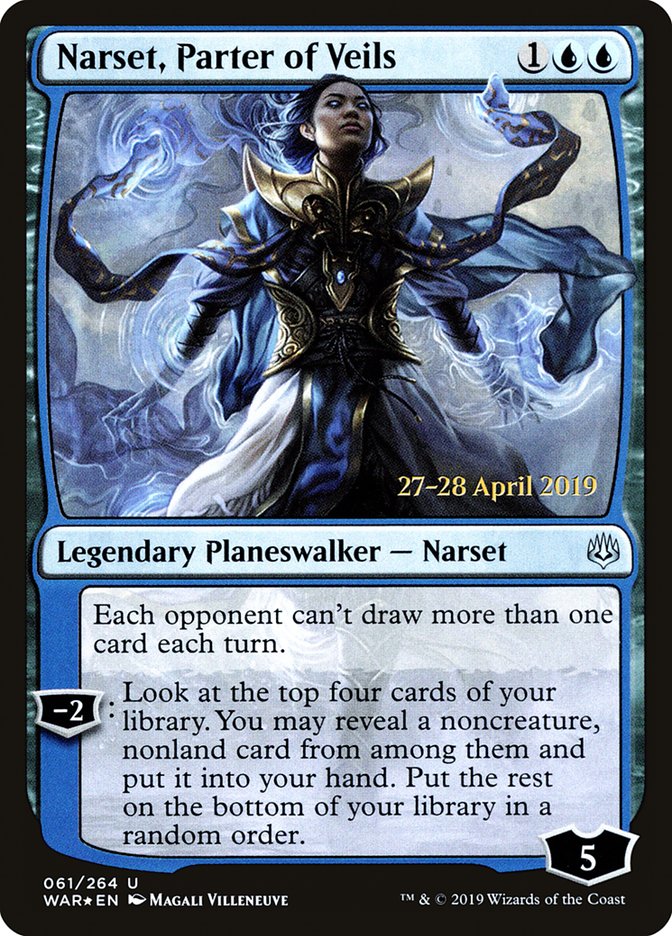 Narset, Parter of Veils [War of the Spark Prerelease Promos] | Game Grid - Logan