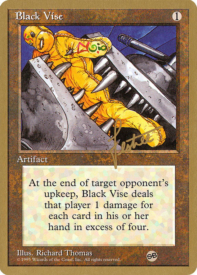 Black Vise (Bertrand Lestree) (SB) [Pro Tour Collector Set] | Game Grid - Logan