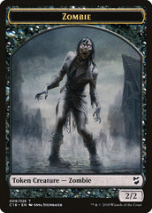 Manifest // Zombie Double-Sided Token [Commander 2018 Tokens] | Game Grid - Logan
