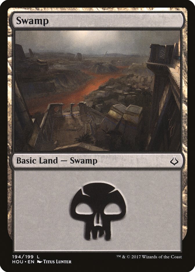 Swamp (194) [Hour of Devastation] | Game Grid - Logan