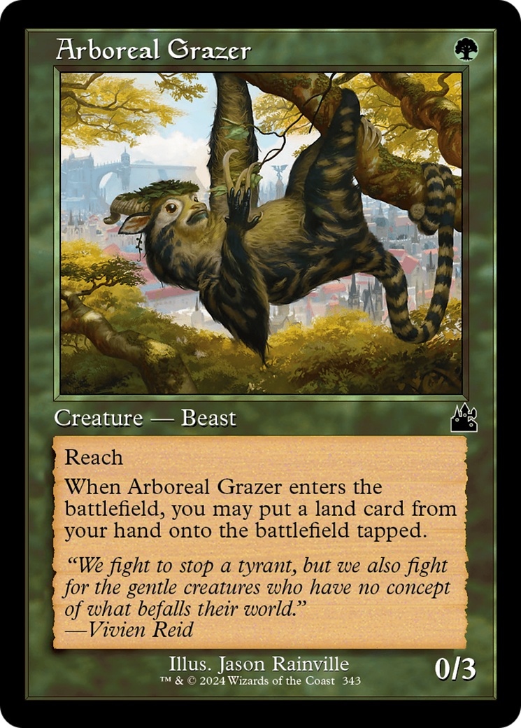 Arboreal Grazer (Retro Frame) [Ravnica Remastered] | Game Grid - Logan