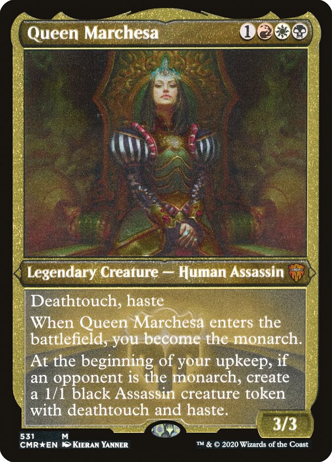 Queen Marchesa (Etched) [Commander Legends] | Game Grid - Logan