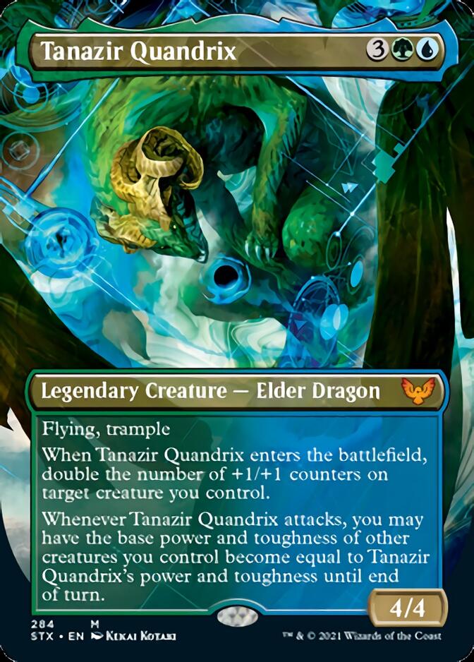 Tanazir Quandrix (Borderless Alternate Art) [Strixhaven: School of Mages] | Game Grid - Logan