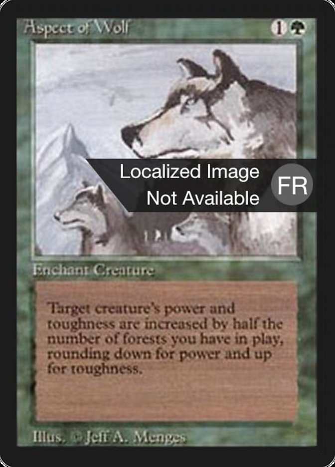Aspect of Wolf [Foreign Black Border] | Game Grid - Logan